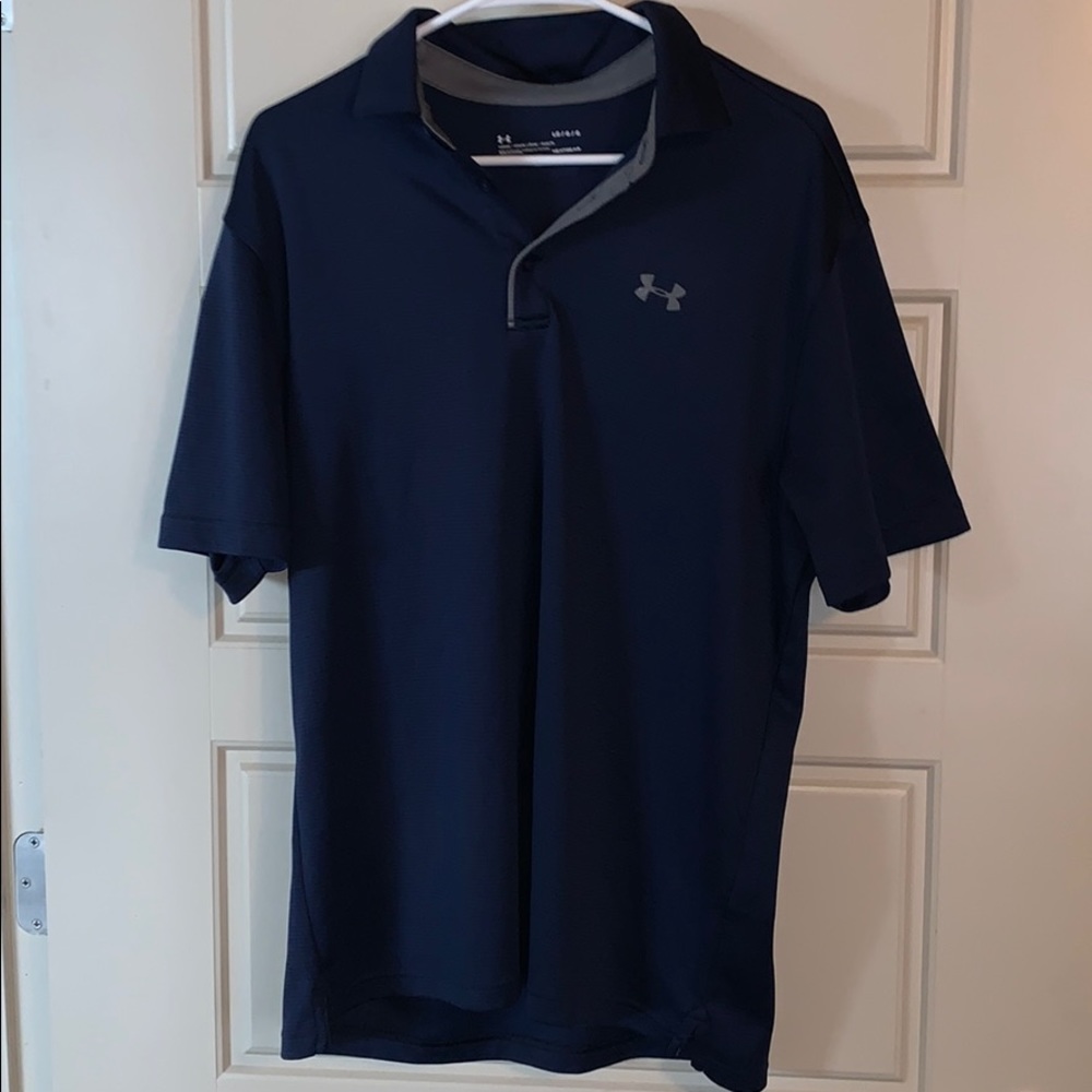 Men’s Navy Blue Under Armour Polo